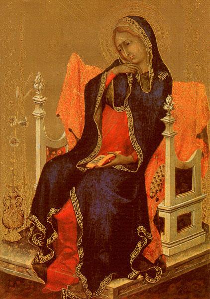 Simone Martini The Virgin of the Annunciation